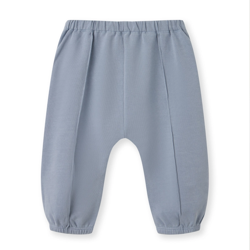 baby tied waist french terry jogger pants