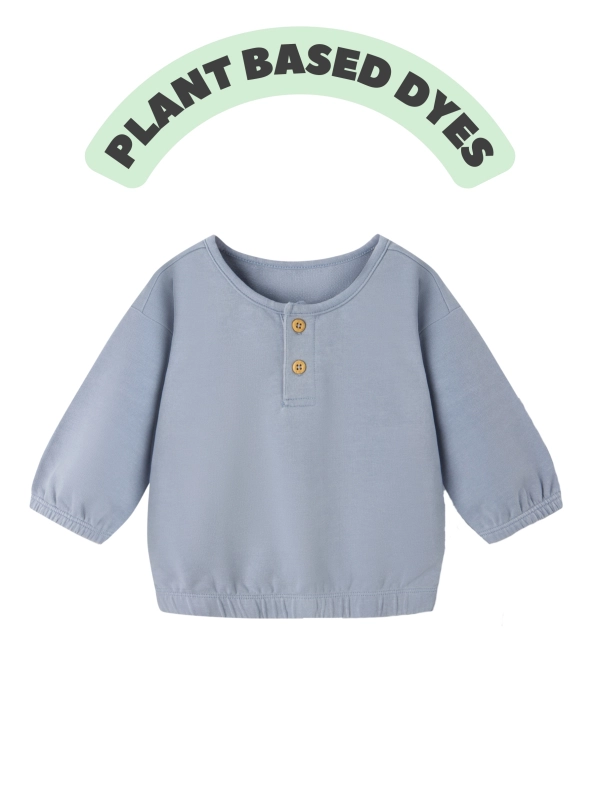 baby pull over drop shoulder sweatshirt