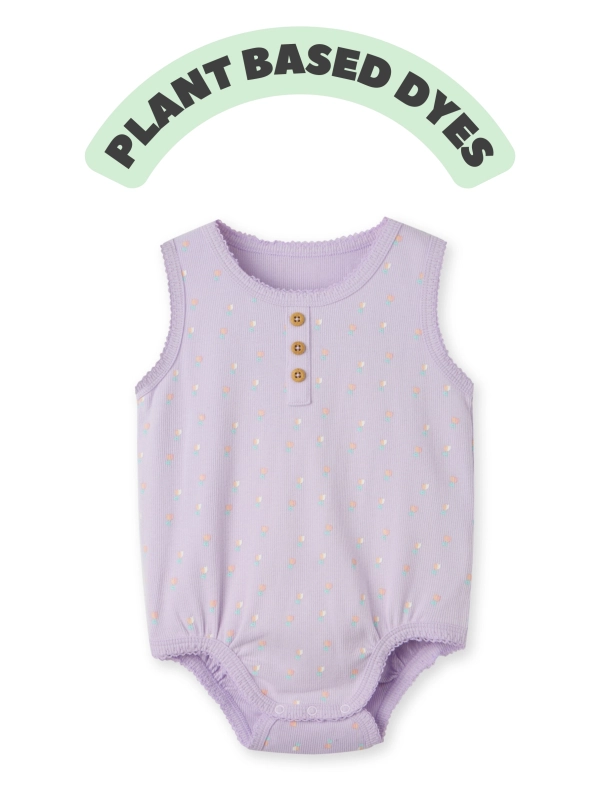 baby girl sleeveless bodysuit
