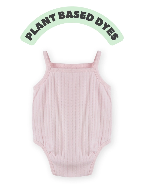 baby girl pointelle  strappy bodysuit
