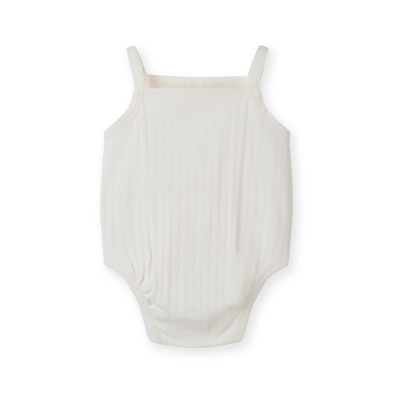 baby girl pointelle  strappy bodysuit