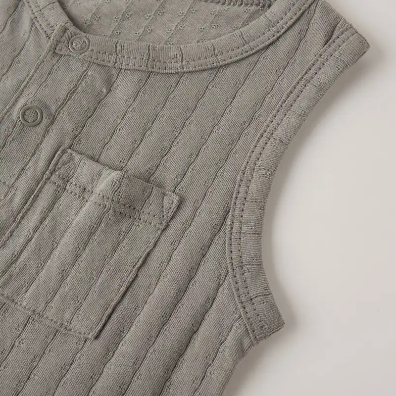 baby unisex pocket romper