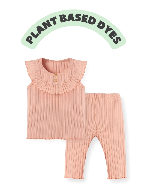 baby girl ribbed set