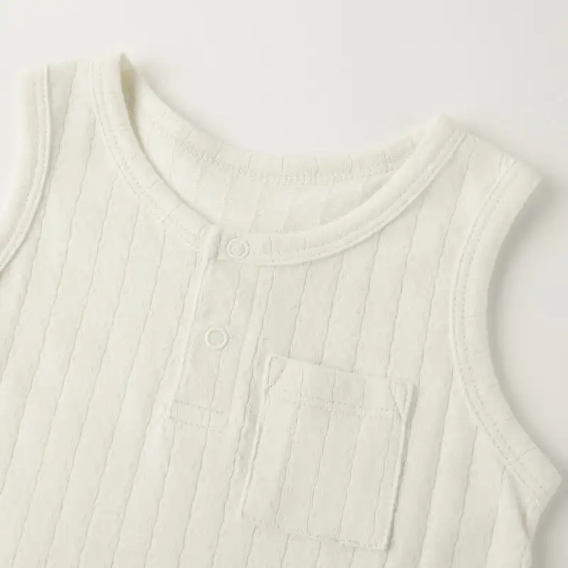 baby unisex pocket romper