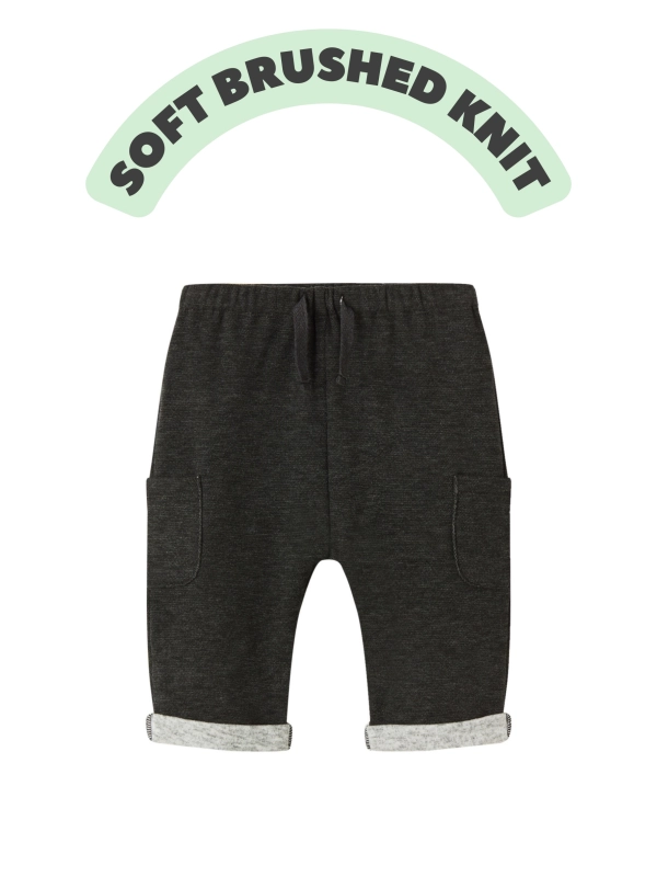 Baby Brushed Knit Cargo Pants