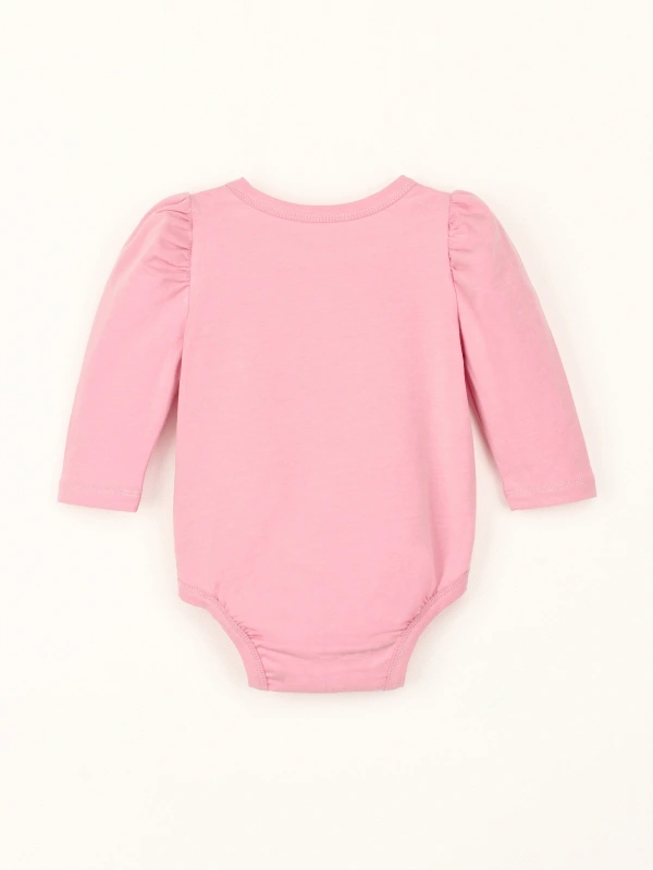 baby girl bubble long sleeve onesie
