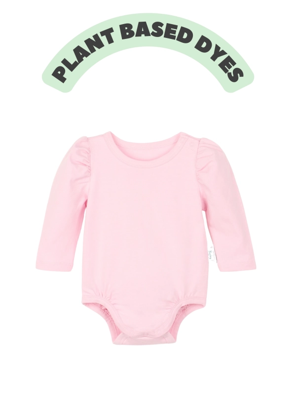 baby girl bubble long sleeve onesie