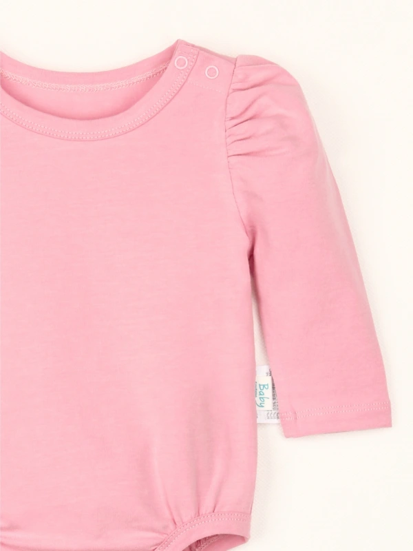 baby girl bubble long sleeve onesie