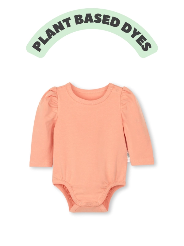 baby girl bubble long sleeve onesie