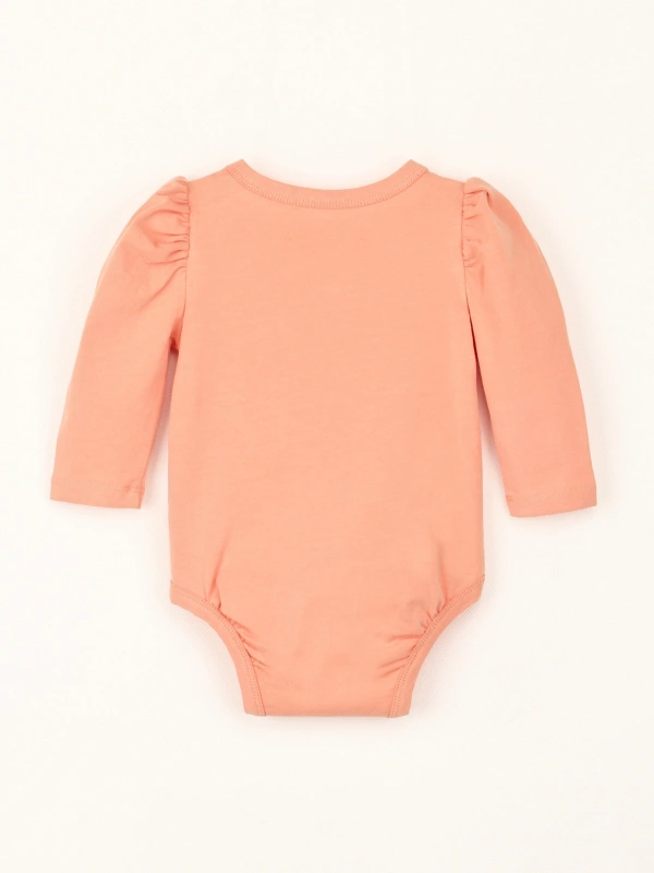 baby girl bubble long sleeve onesie