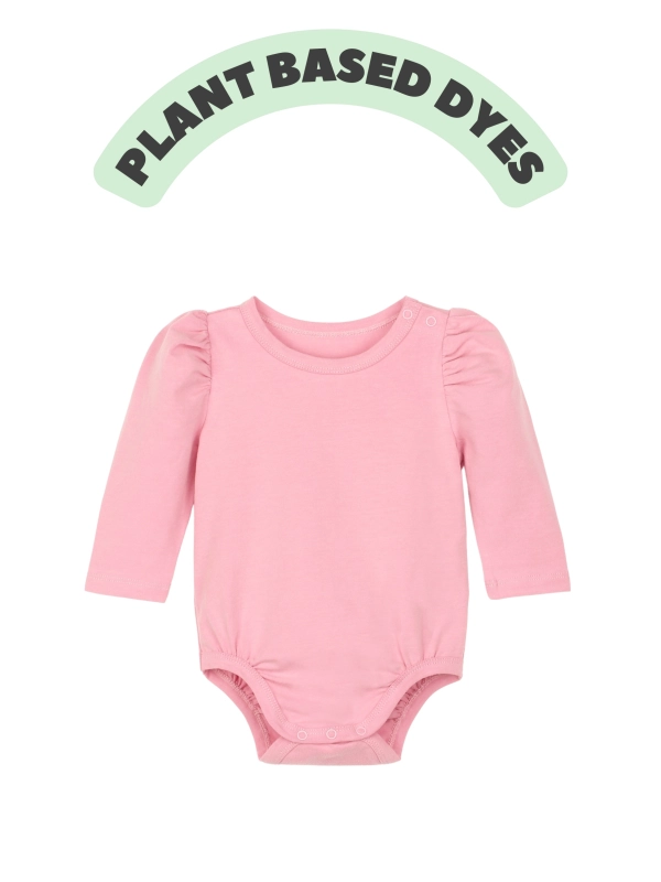 baby girl bubble long sleeve onesie