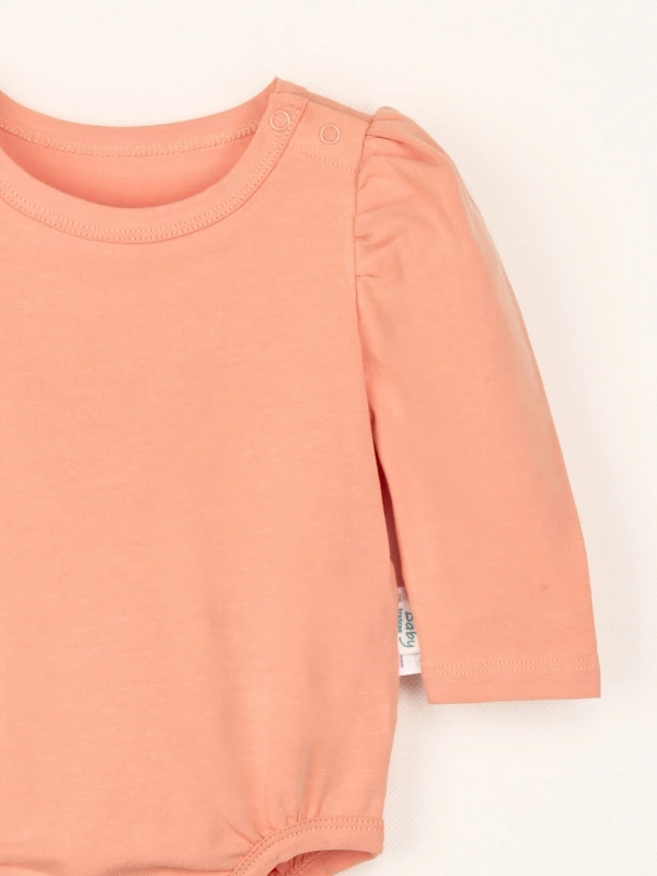 baby girl bubble long sleeve onesie