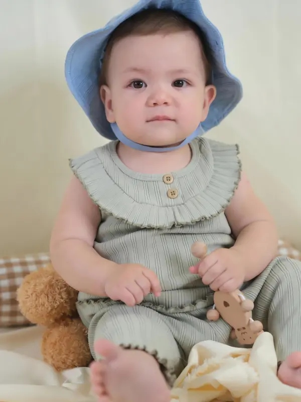 baby girl ribbed set