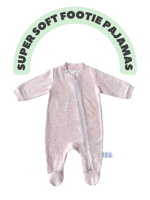 Baby Zippered Footie Pajamas