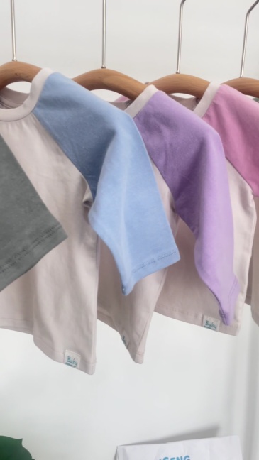Organic Cotton Raglan Long Sleeve Tee