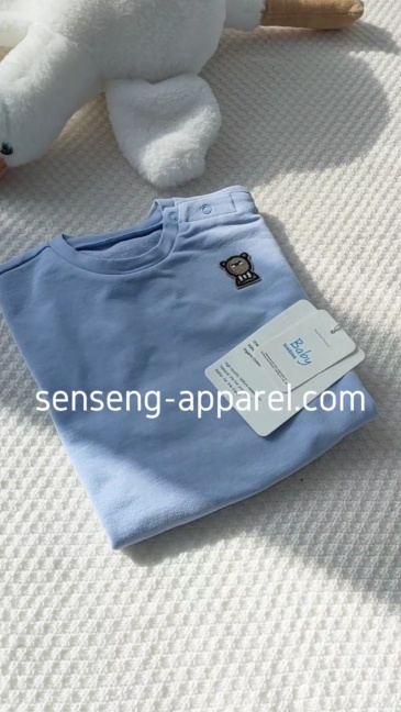 Baby Natural Dyed French Terry Long Sleeve Bodysuit