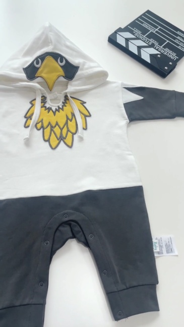 baby eagle costume romper