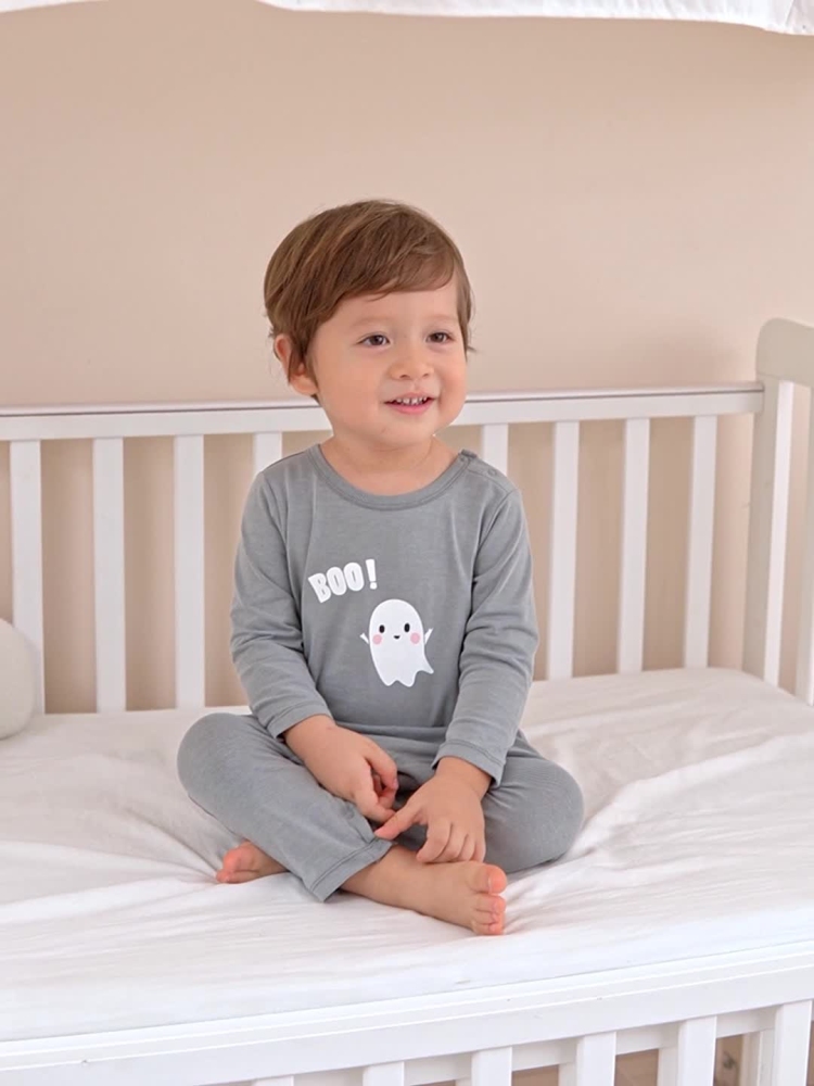 Baby Boo Print Bodysuit