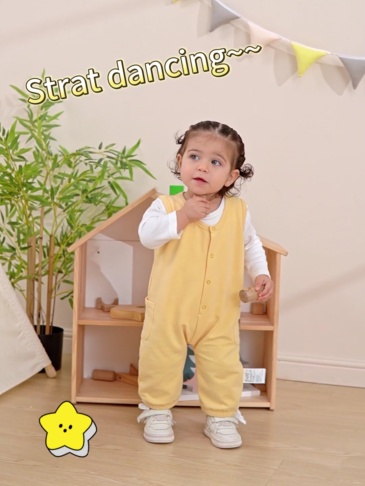 Baby Natural Dyed Button Up Jumpsuit