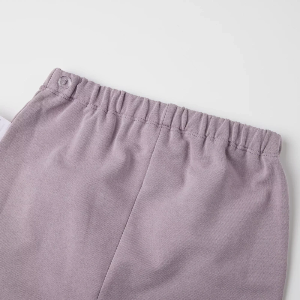 Senseng organic baby jogger pants in natural dyed French terry