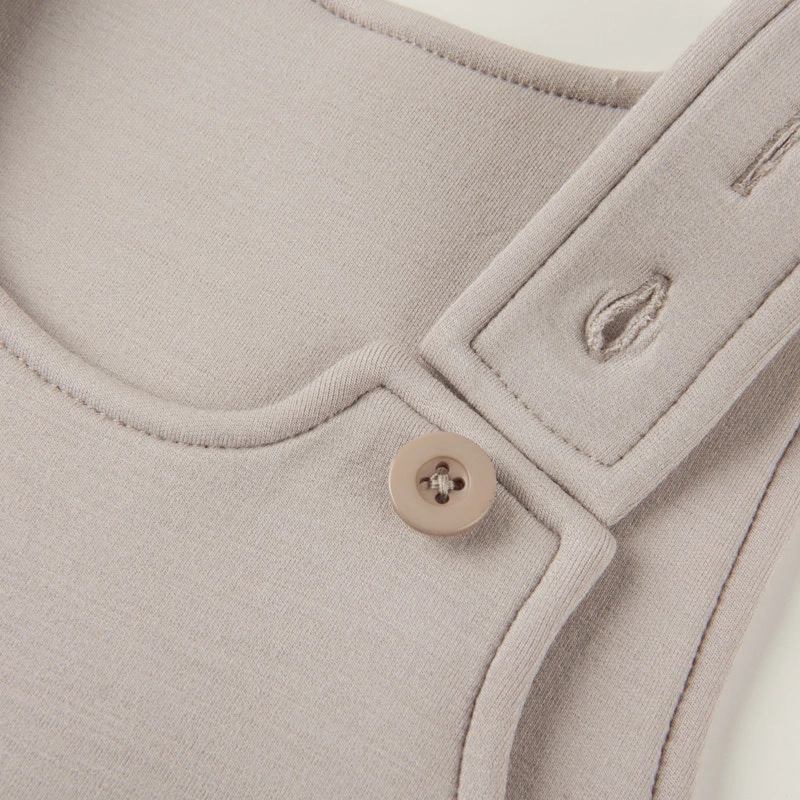 Breathable, soft baby scuba dungarees for sensitive skin