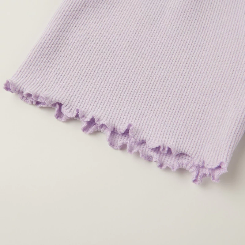 plant-dyed ribbed baby shorts, organic cotton, pull-on waist