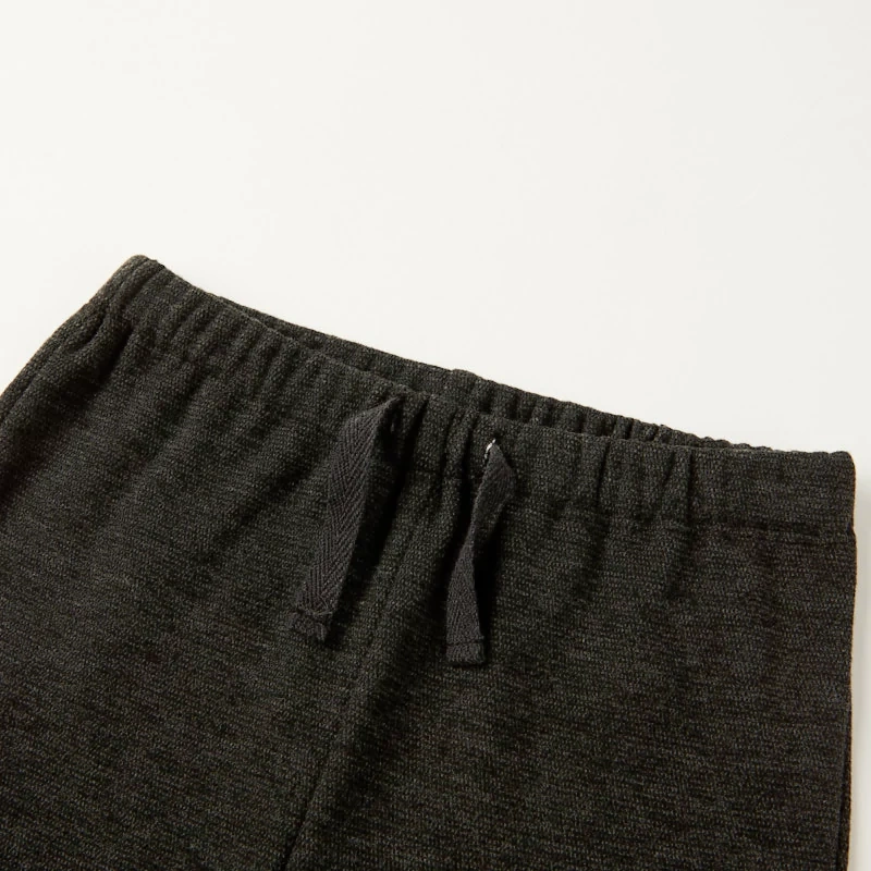 Rib waistband close-up on baby pants