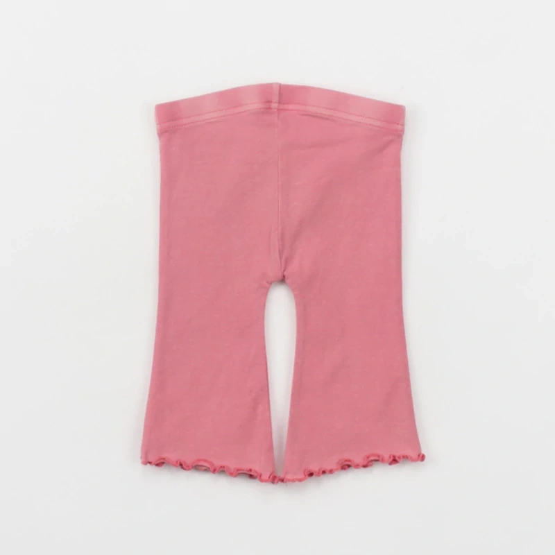 Plant-dyed organic-cotton flare pants for babies