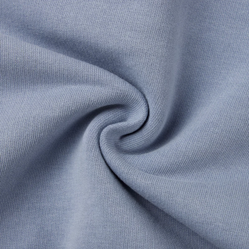 Soft loopback French-terry texture — 97% cotton 3% elastane