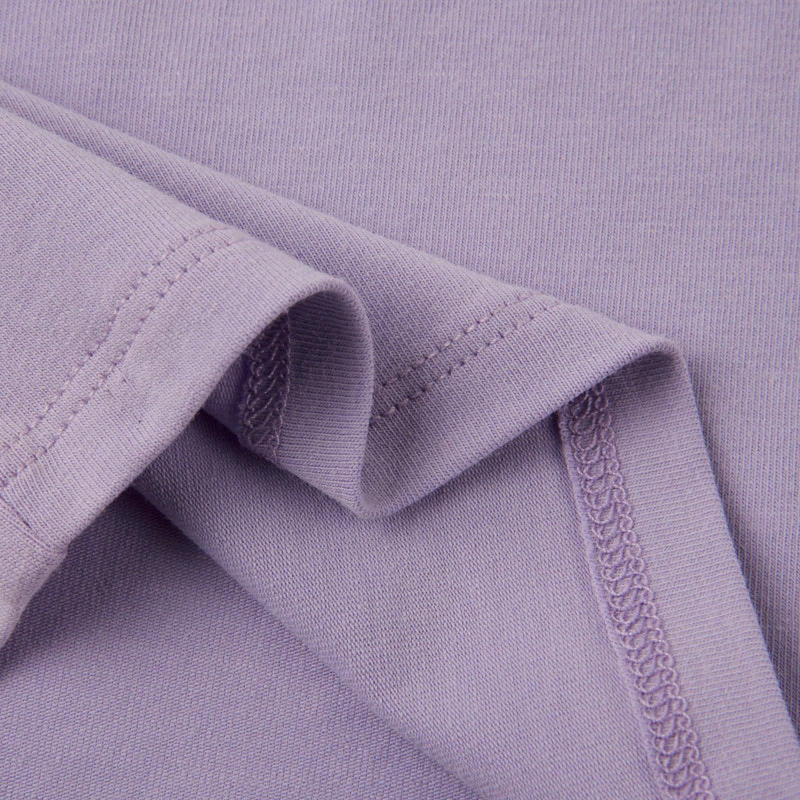 Plant-dyed organic-cotton ruffle short sleeve baby tee