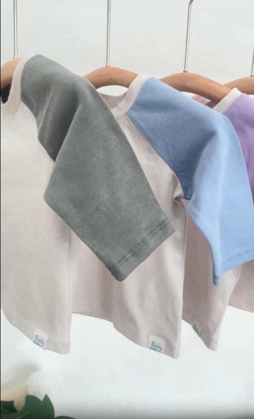 Organic Cotton Raglan Long Sleeve Tee