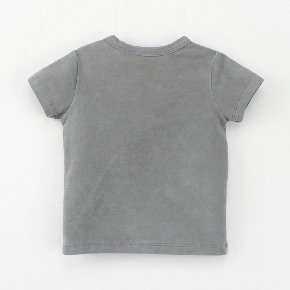 Michael short-sleeve organic-cotton baby tee in plant-dyed color