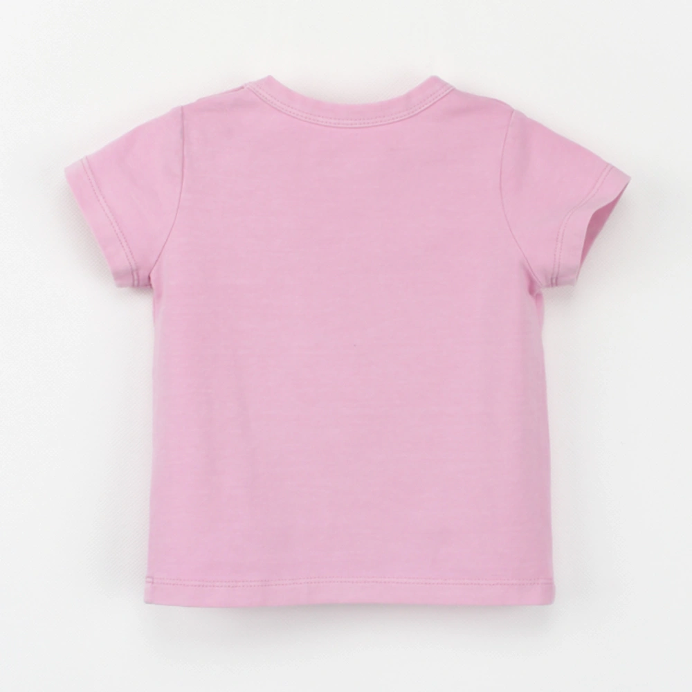 Michael short-sleeve organic-cotton baby tee in plant-dyed color