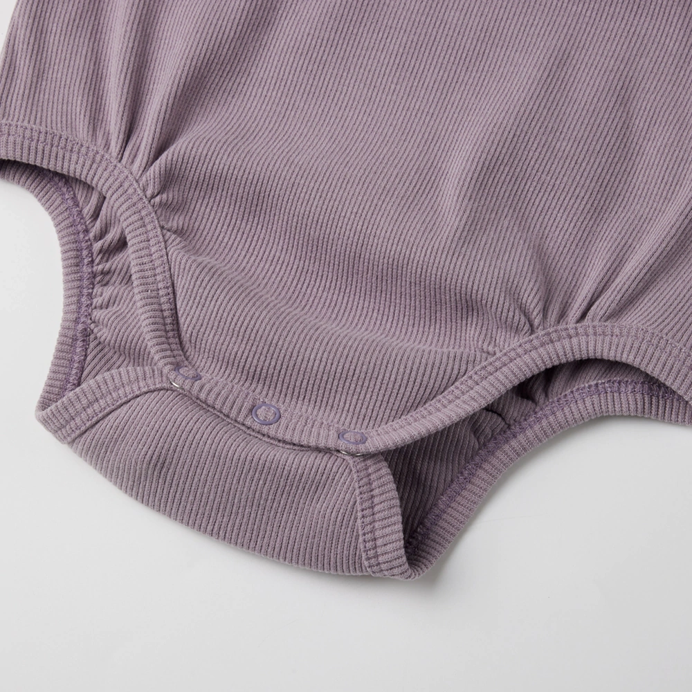 Senseng organic cotton baby bodysuit with plant-based dyes – unisex slip-on short sleeve