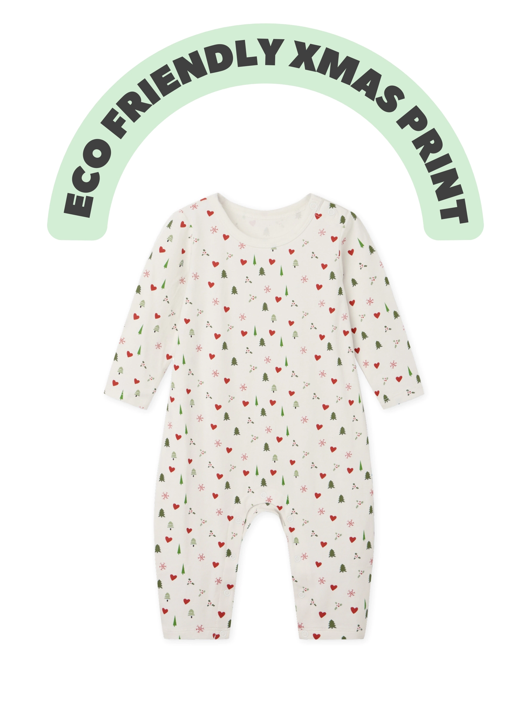 Baby Happy Xmas Long Sleeve Romper
