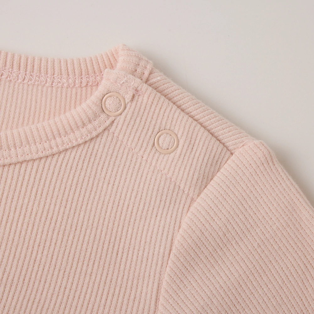 Senseng Organic Cotton Plant-Dyed Baby Pumpkin Halloween Bodysuit with Snap Closures