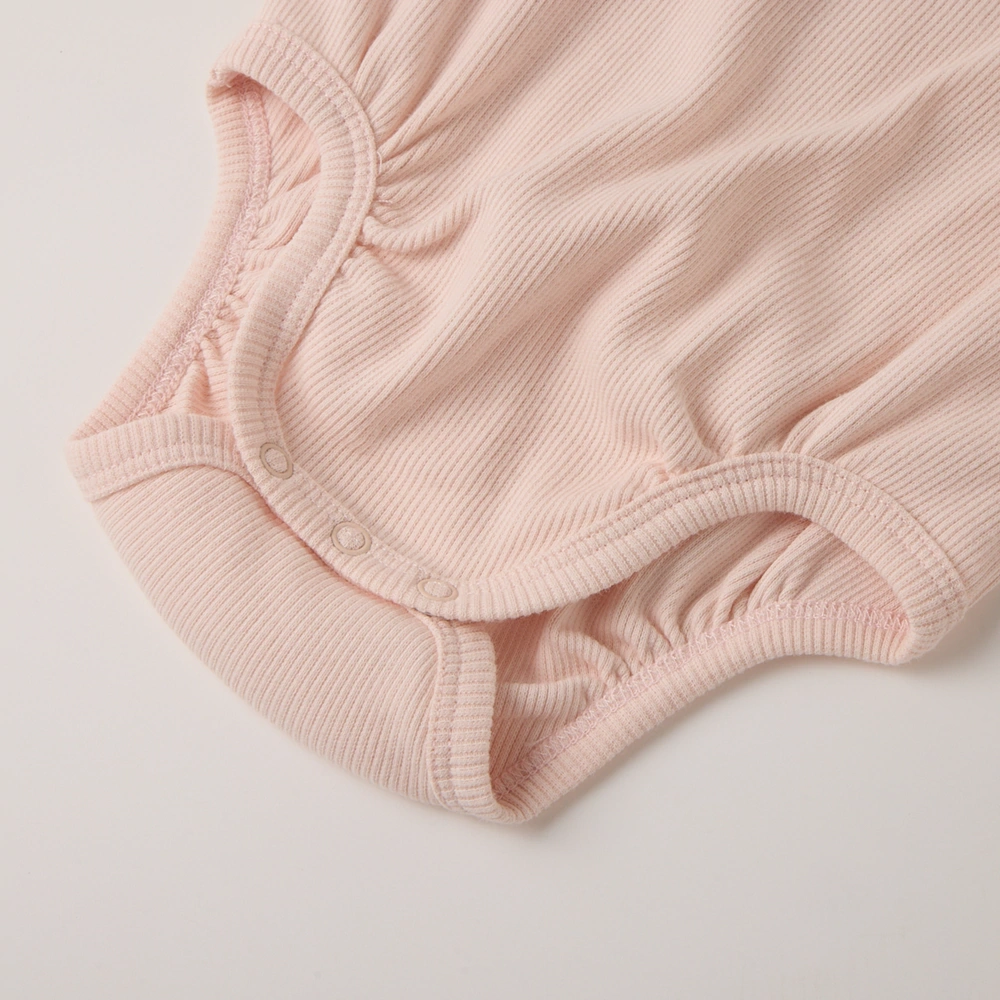 Senseng Organic Cotton Plant-Dyed Baby Pumpkin Halloween Bodysuit with Snap Closures