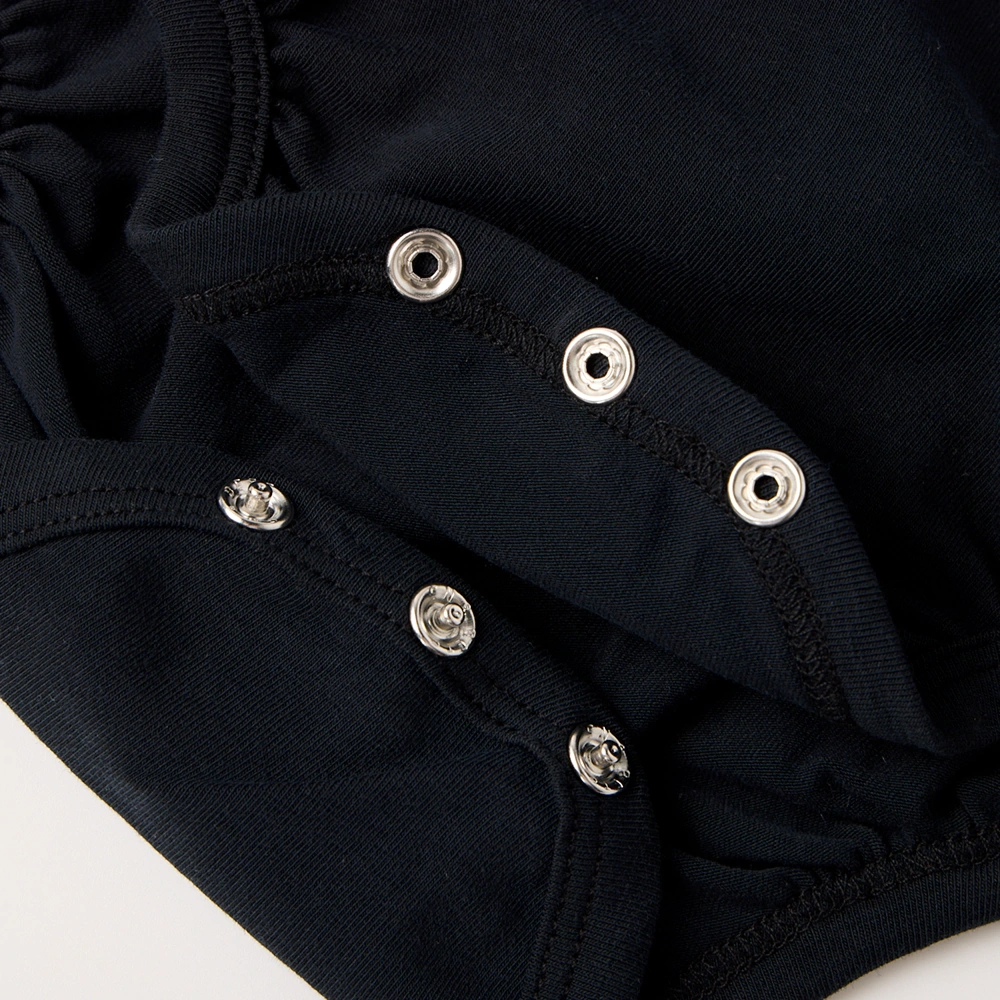 Halloween baby outfit, envelope neck and snap bottom