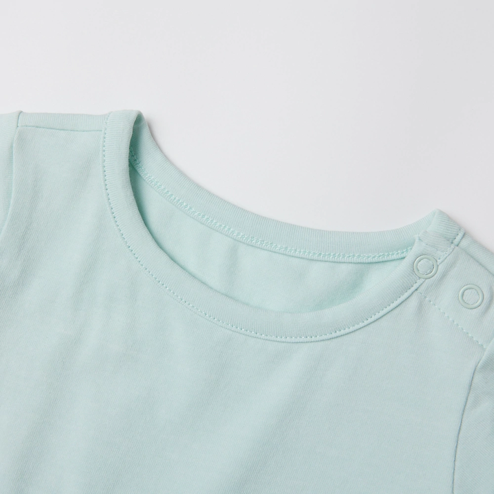 Organic cotton baby romper unisex short sleeve, plant-dyed eco-friendly infant bodysui