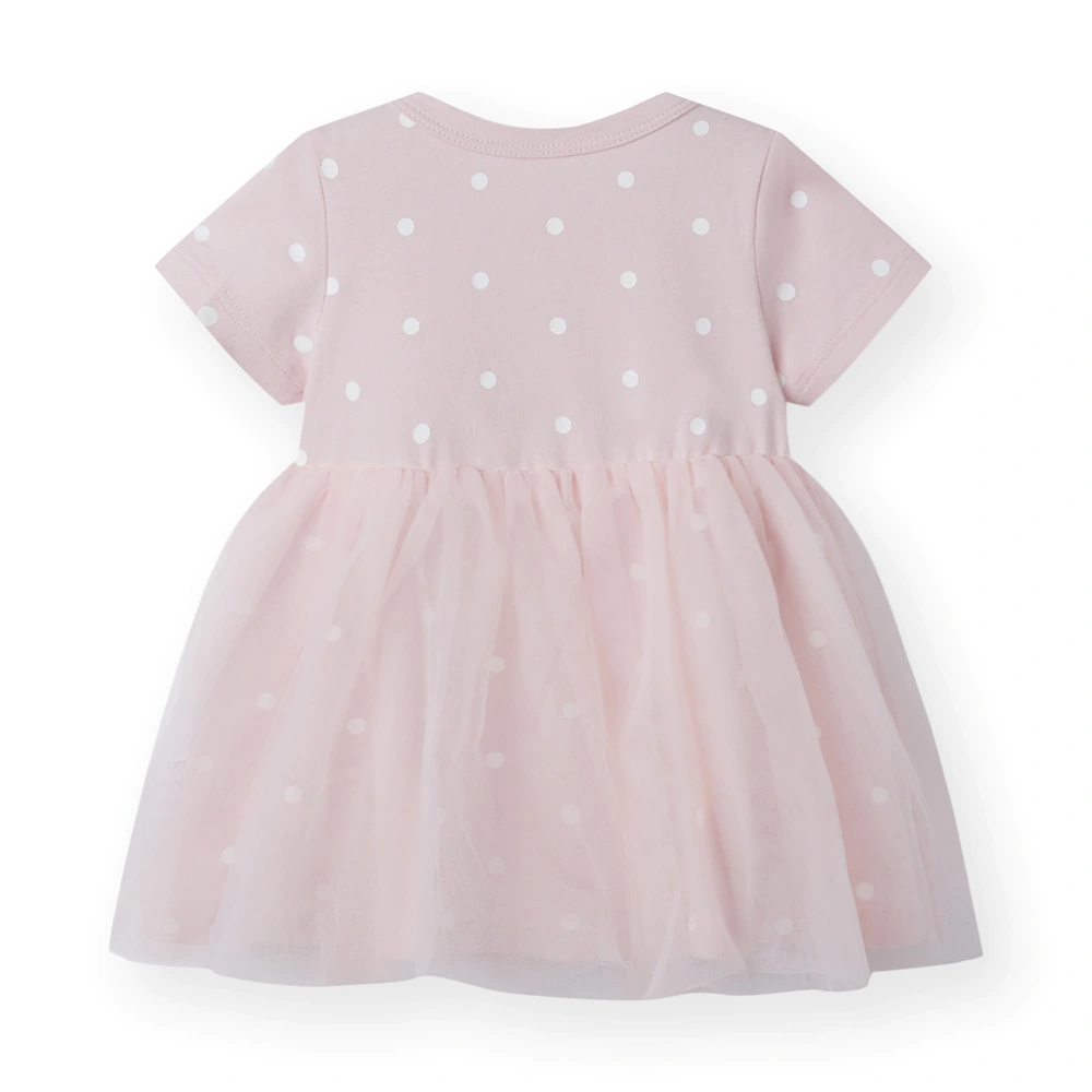 GOTS-certified organic cotton baby dress with plant-based dyes