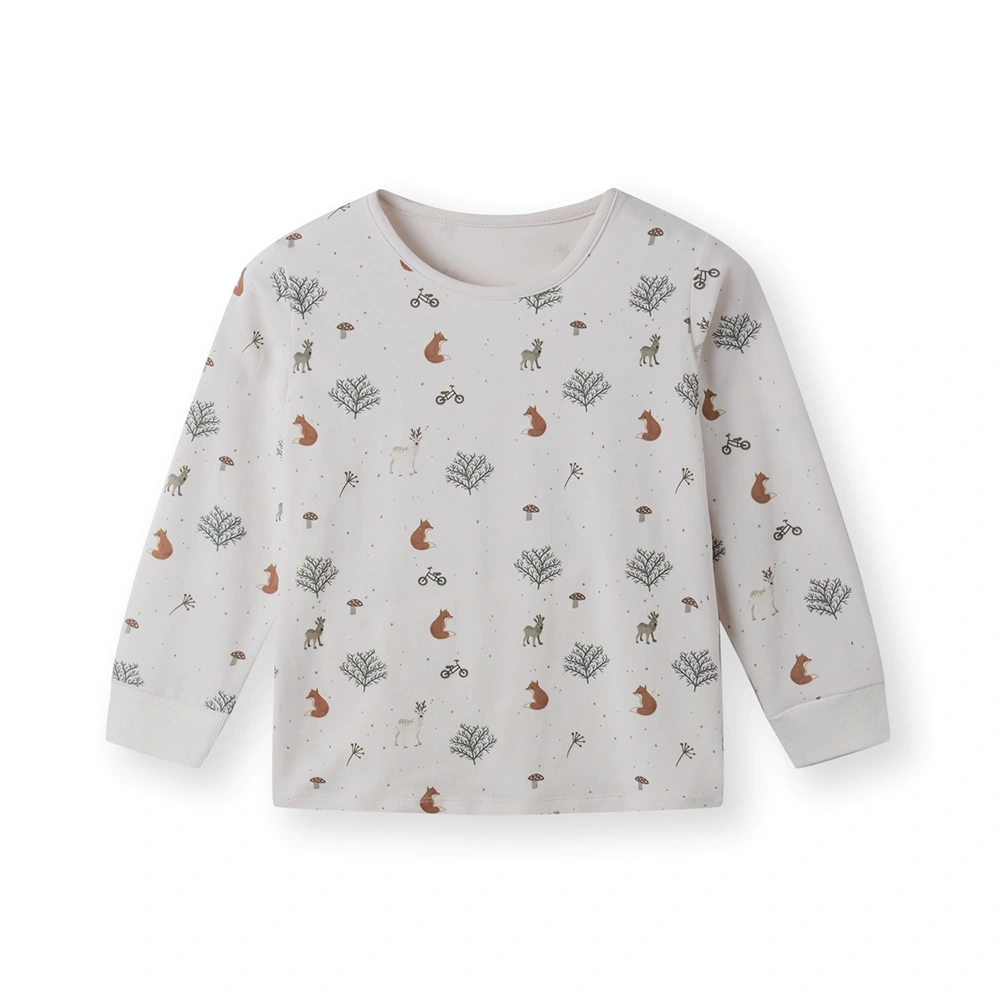 Organic-cotton plant-dyed play and lounge set for toddlers (top and pants)