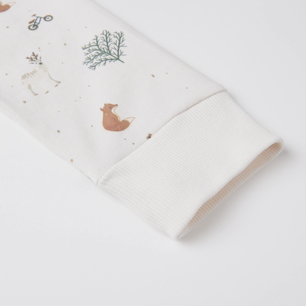 Organic-cotton plant-dyed play and lounge set for toddlers (top and pants)