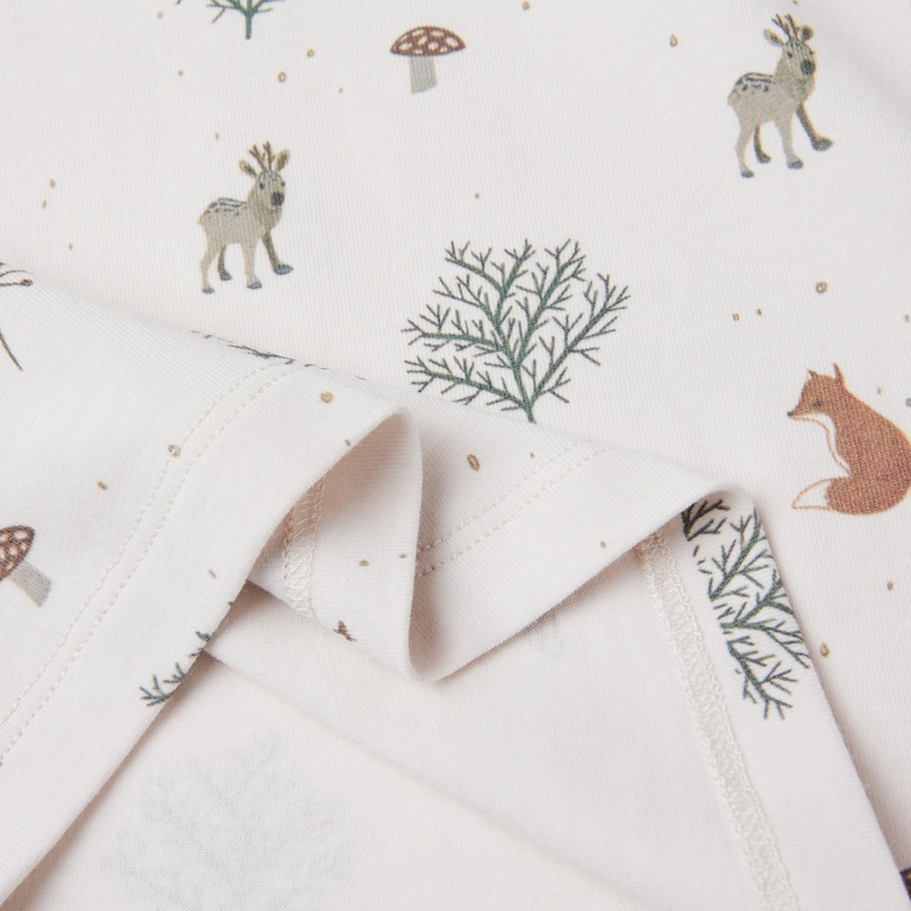 Organic-cotton plant-dyed play and lounge set for toddlers (top and pants)