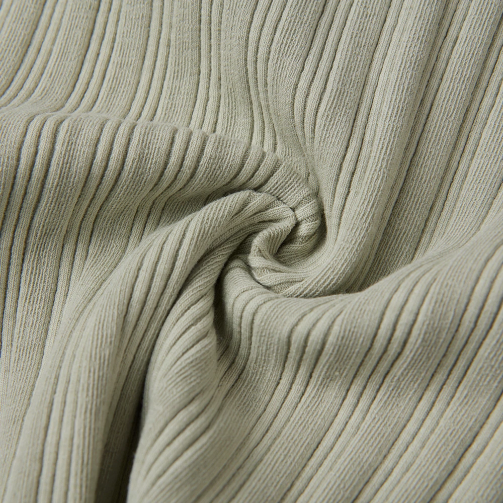 Organic baby girl ribbed set in plant-dyed cotton