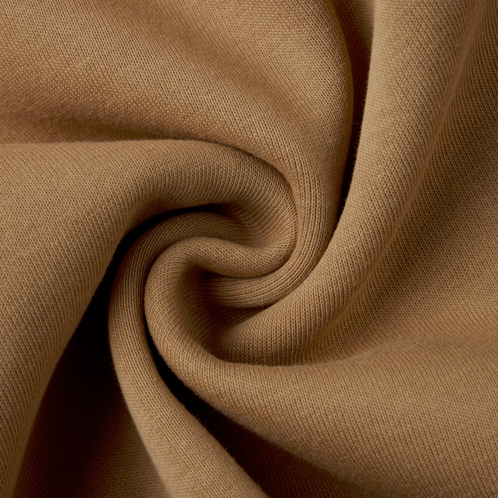 Baby unisex brushed fleece hooded jacket with rib cuffs