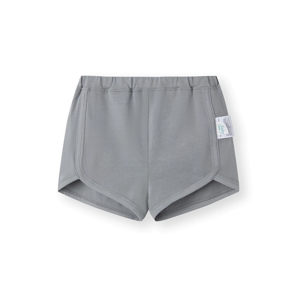 Organic contrast short-sleeve baby jersey set in plant-dyed cotton for infants (0–24 months)