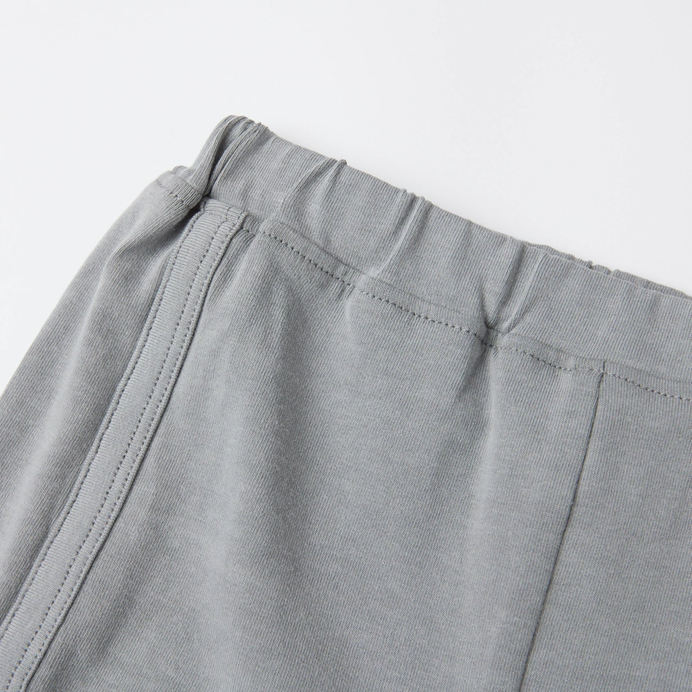 Organic contrast short-sleeve baby jersey set in plant-dyed cotton for infants (0–24 months)