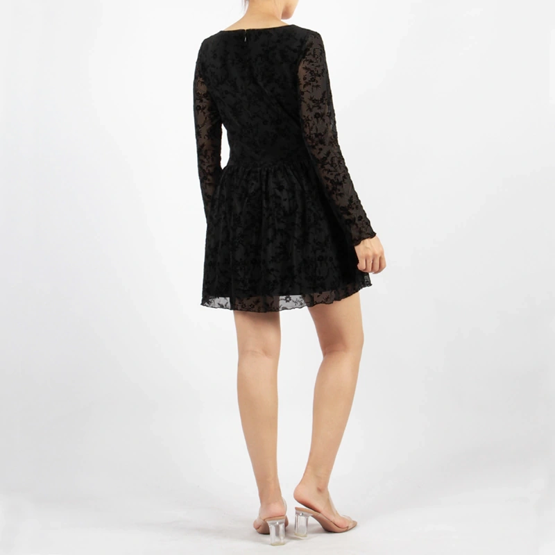 Senseng Gingam Halter Neck Dress