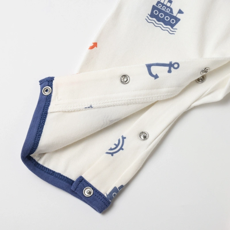 full-length infant romper breathable jersey