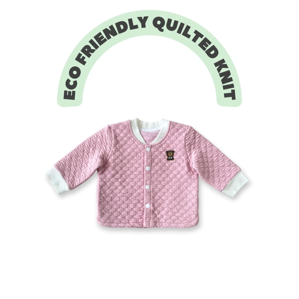 Baby Button-Up Quilted Bomber Jacket